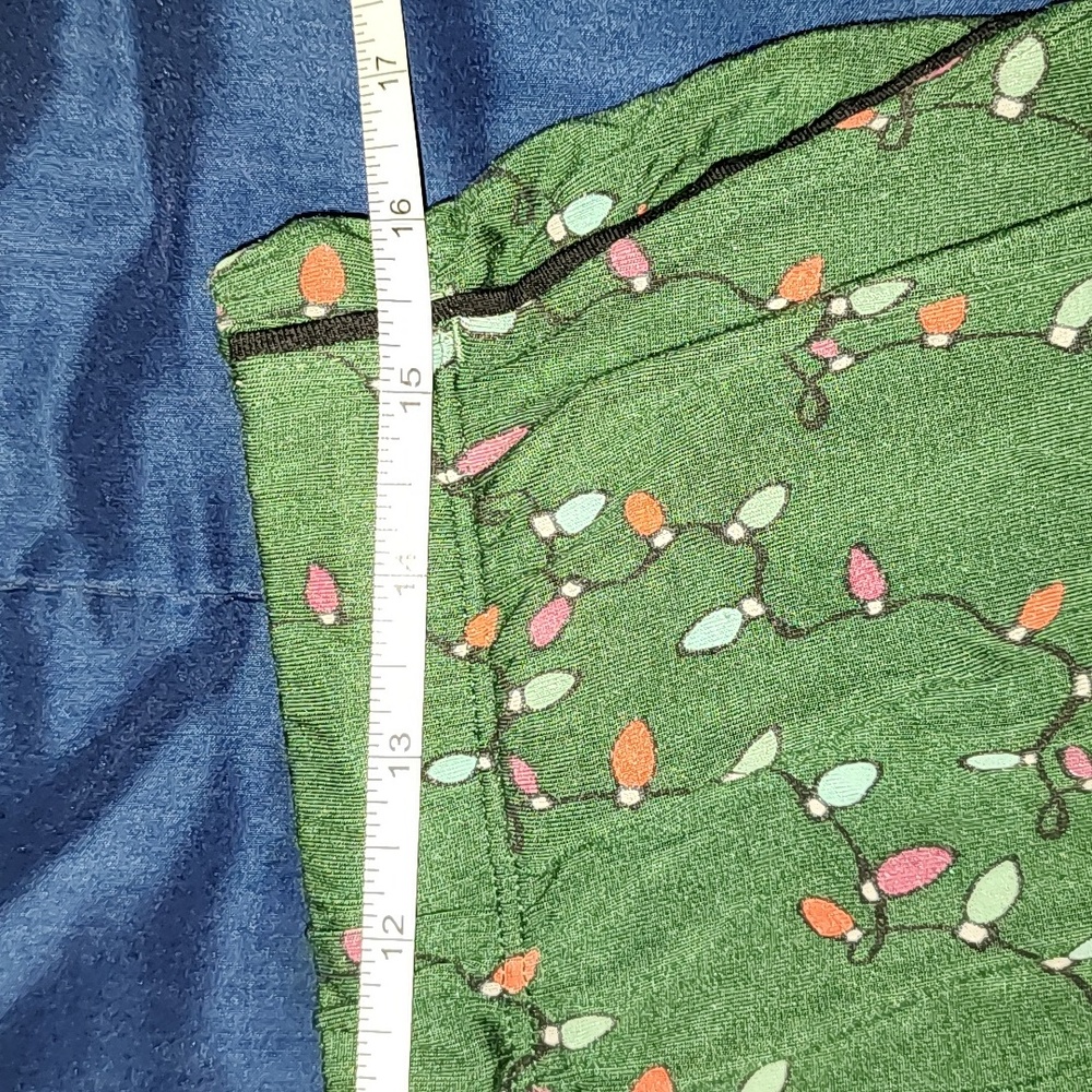 Green Christmas Light Meundies Pajama Set - Picture 5 of 6